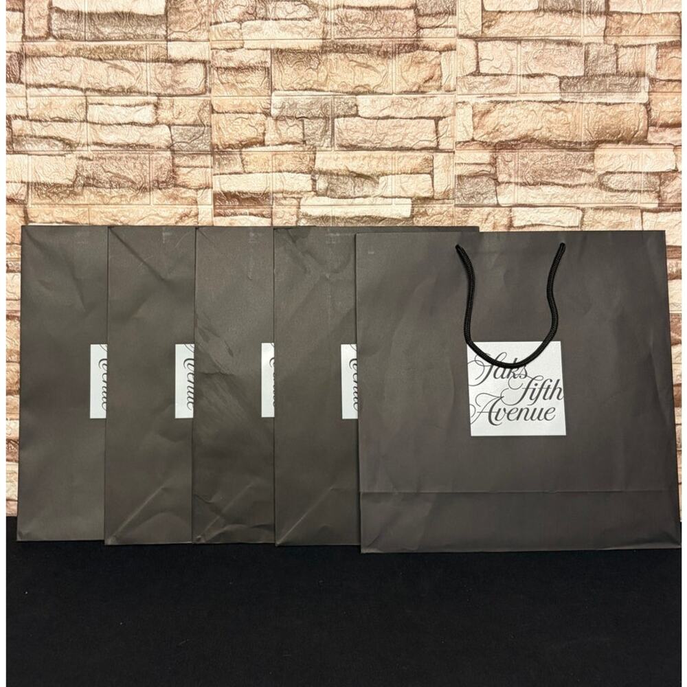SAKs Fifth Ave Shopping Bags Lot Of 5